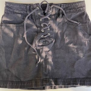 Kendall & Kylie black Jean Skirt